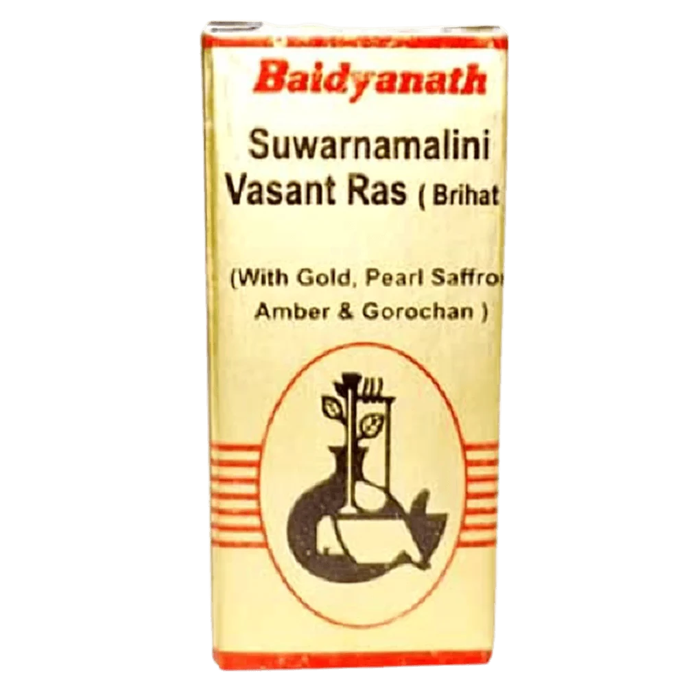 Baidyanath Suwarnamalini Vasant Ras (Brihat), 10 Tablets-1.webp